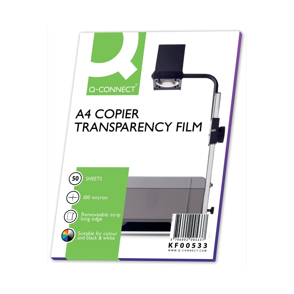 Q-CONNECT LASER COPIER FILM COLOUR