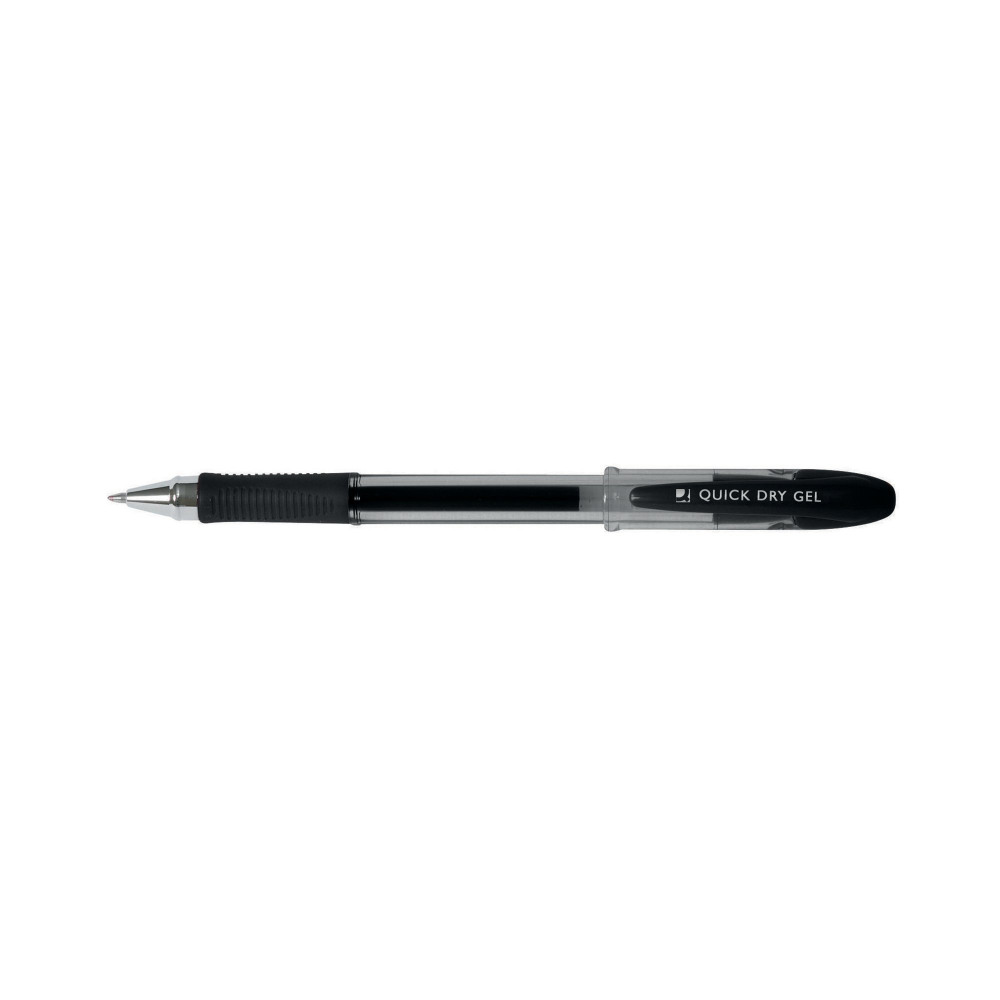 Q-CONNECT DELTA GEL PEN BLACK PK12