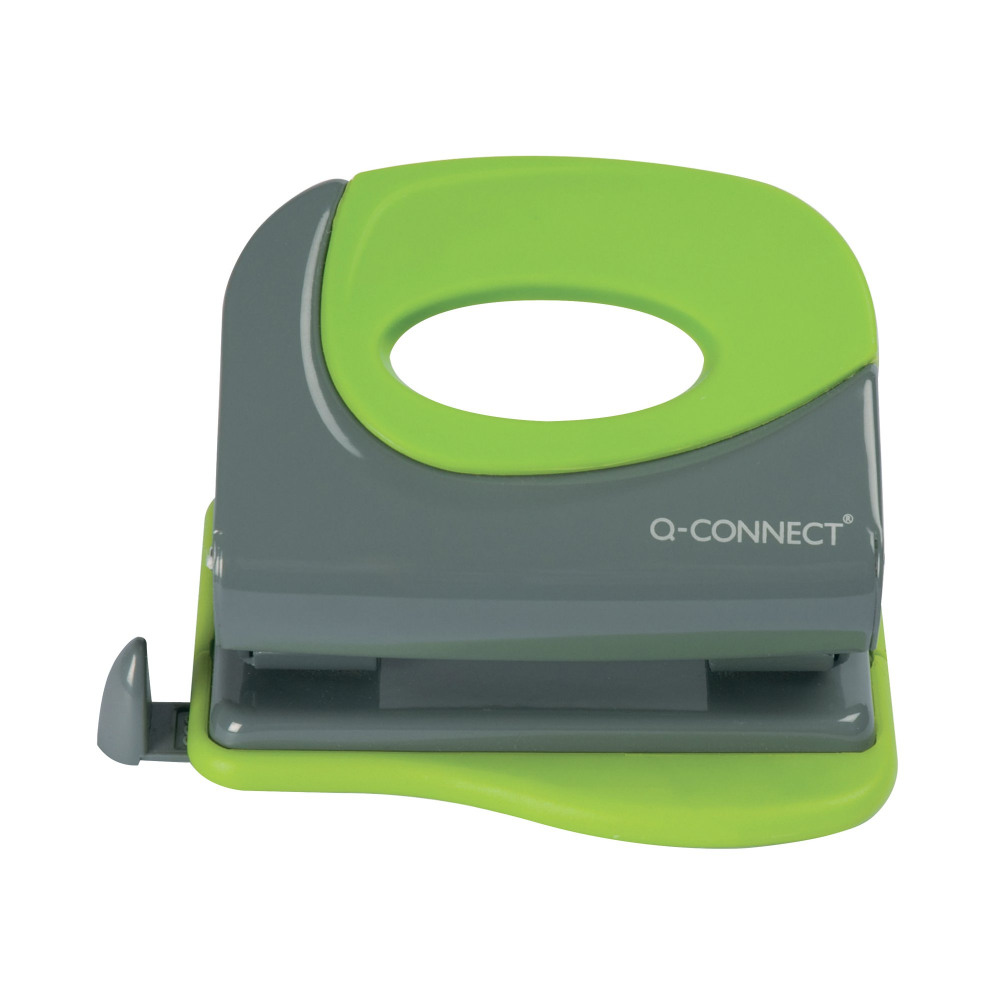 Q-CONNECT SOFTGRIP METAL HOLE PUNCH
