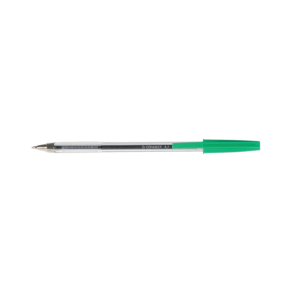 Q-CONNECT BALL PEN MEDIUM GREEN PK50