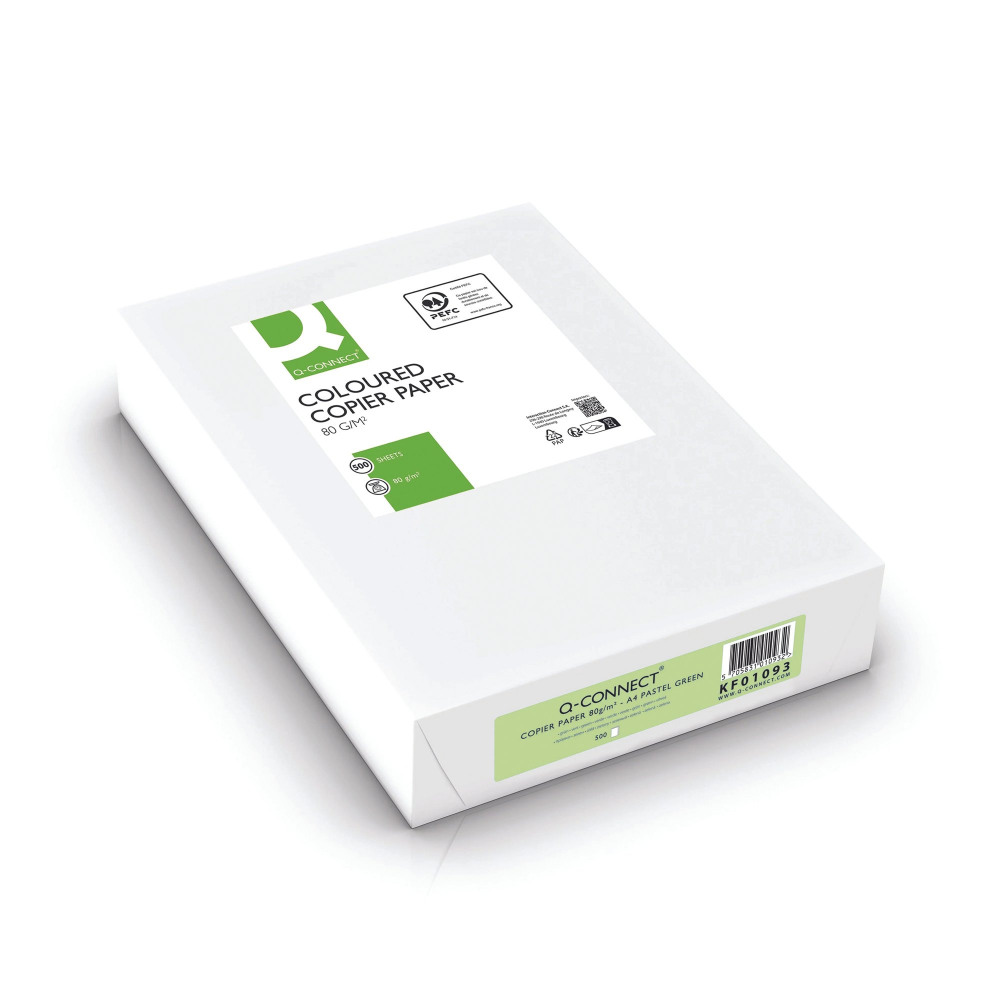 Q-CONNECT GRN A4 COPIER PAPER PK500
