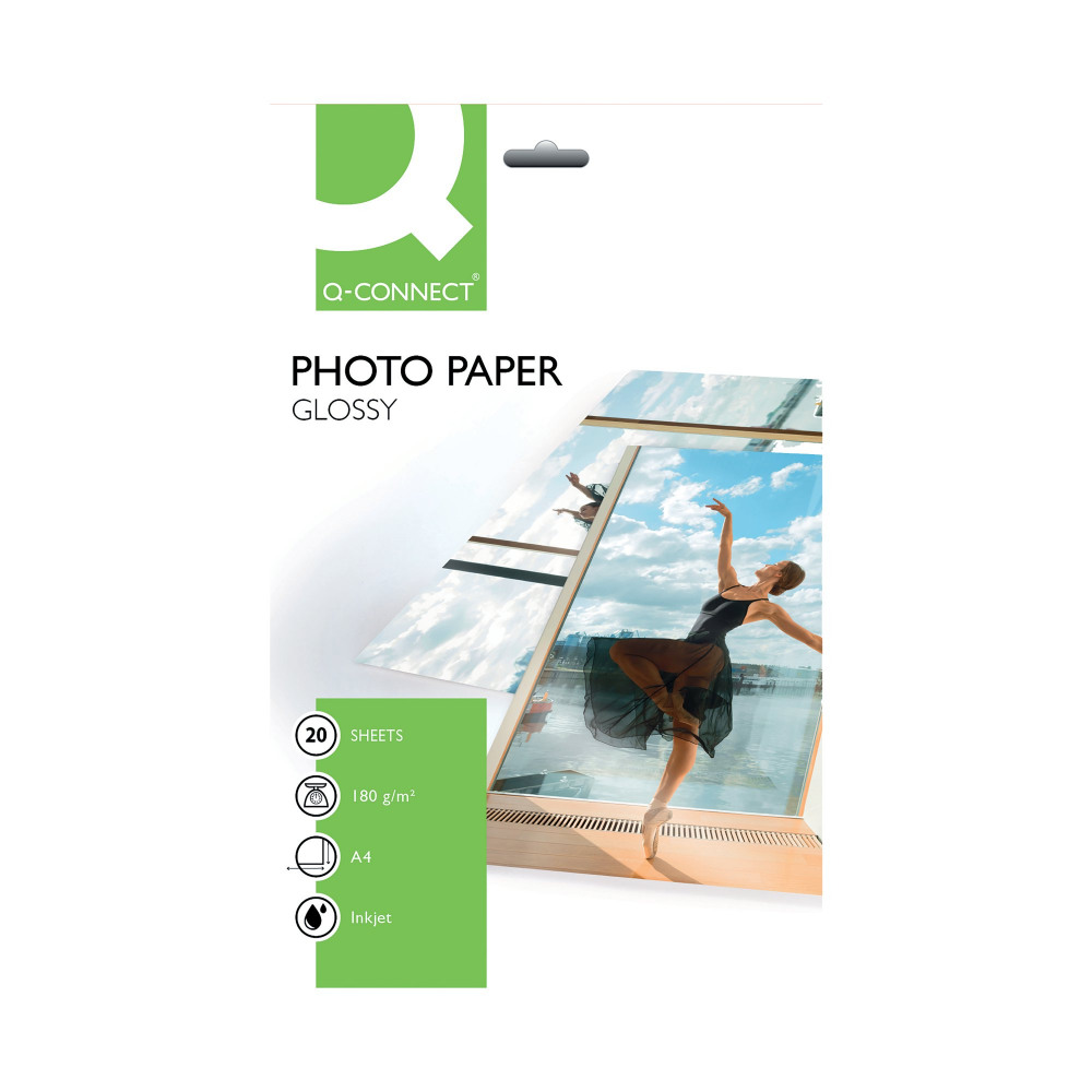Q-CONNECT PHOTO A4 GLOSS PAPER PK20