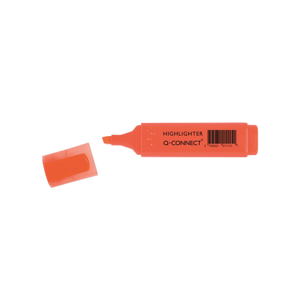 Q-CONNECT HIGHLIGHTER PEN ORG PK10