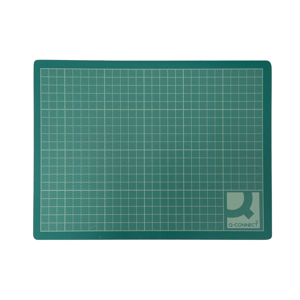 Q-CONNECT CUTTING MAT PVC A3 GREEN