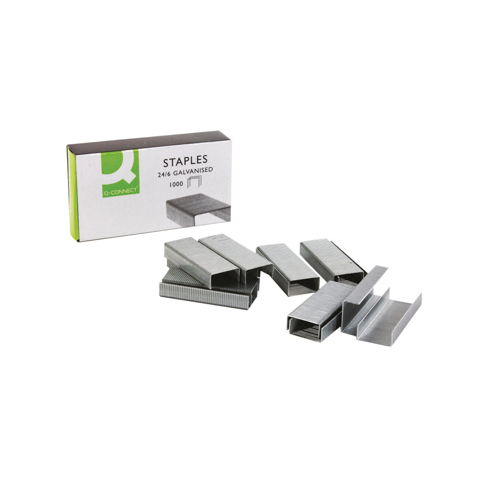 Q-CONNECT 24/6MM STAPLES PACK 1000