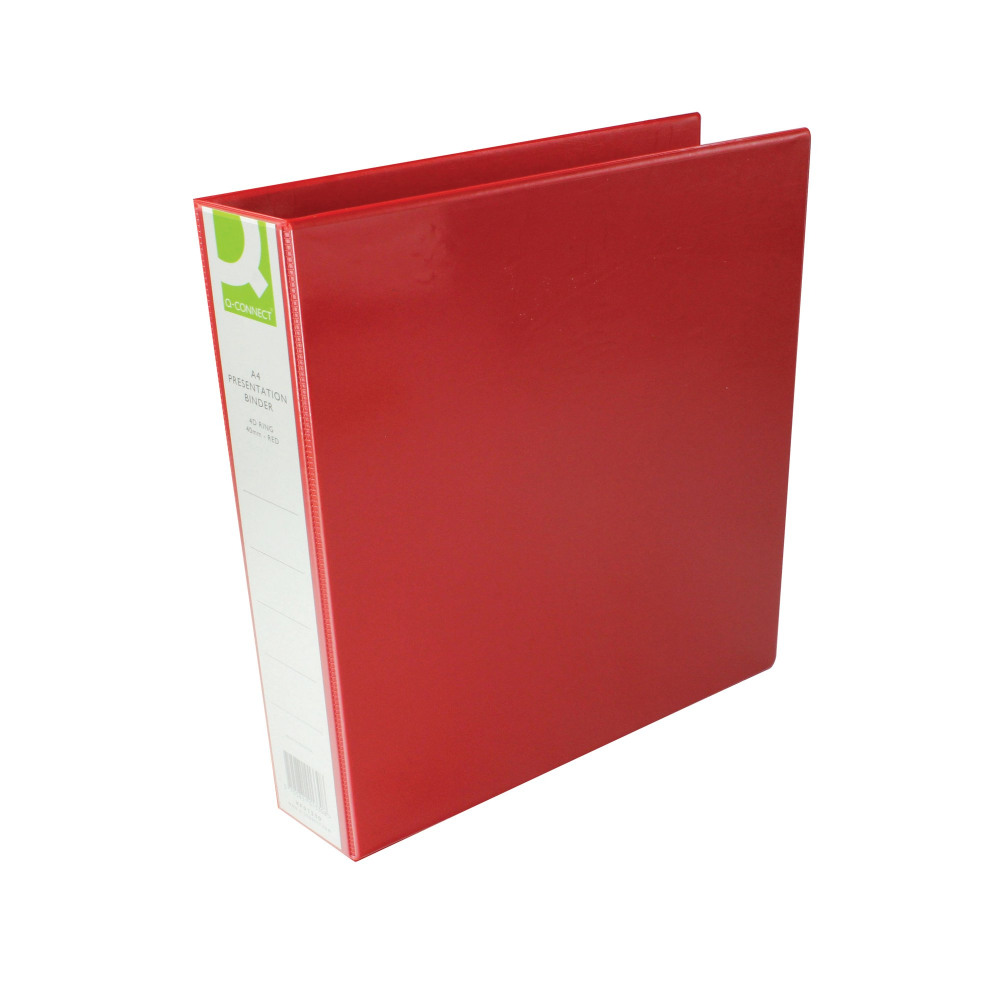 Q-CONNECT 4D RBNDR 40MM A4 RED