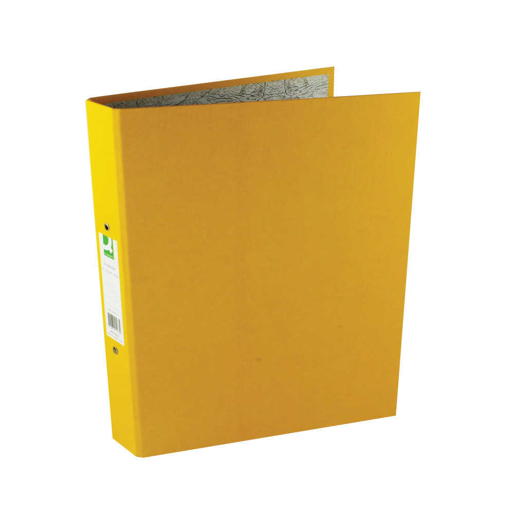 Q-CONNECT YLW 2RING PPRB BNDR PK10