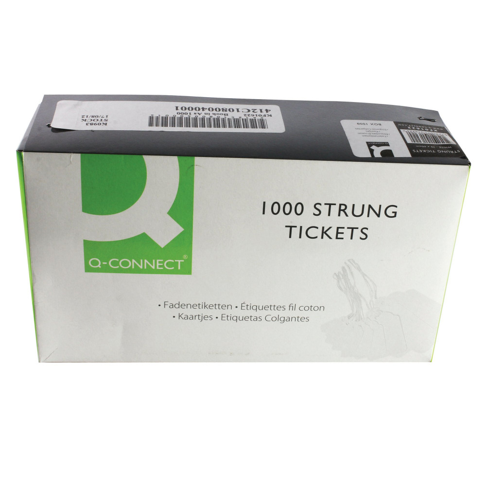 STRNG TKT WHT PK1000 70X44MM