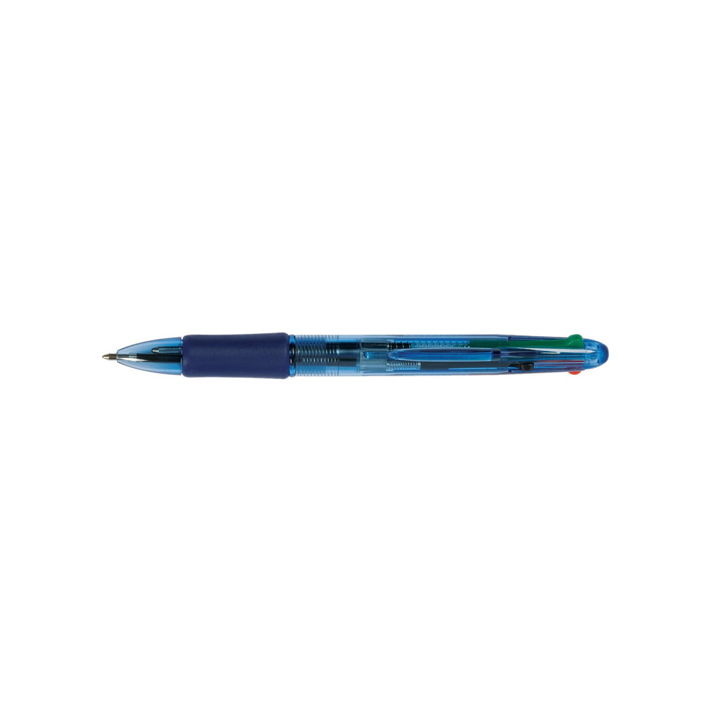Q-CONNECT 4 COLOUR BALL PNT PEN PK10