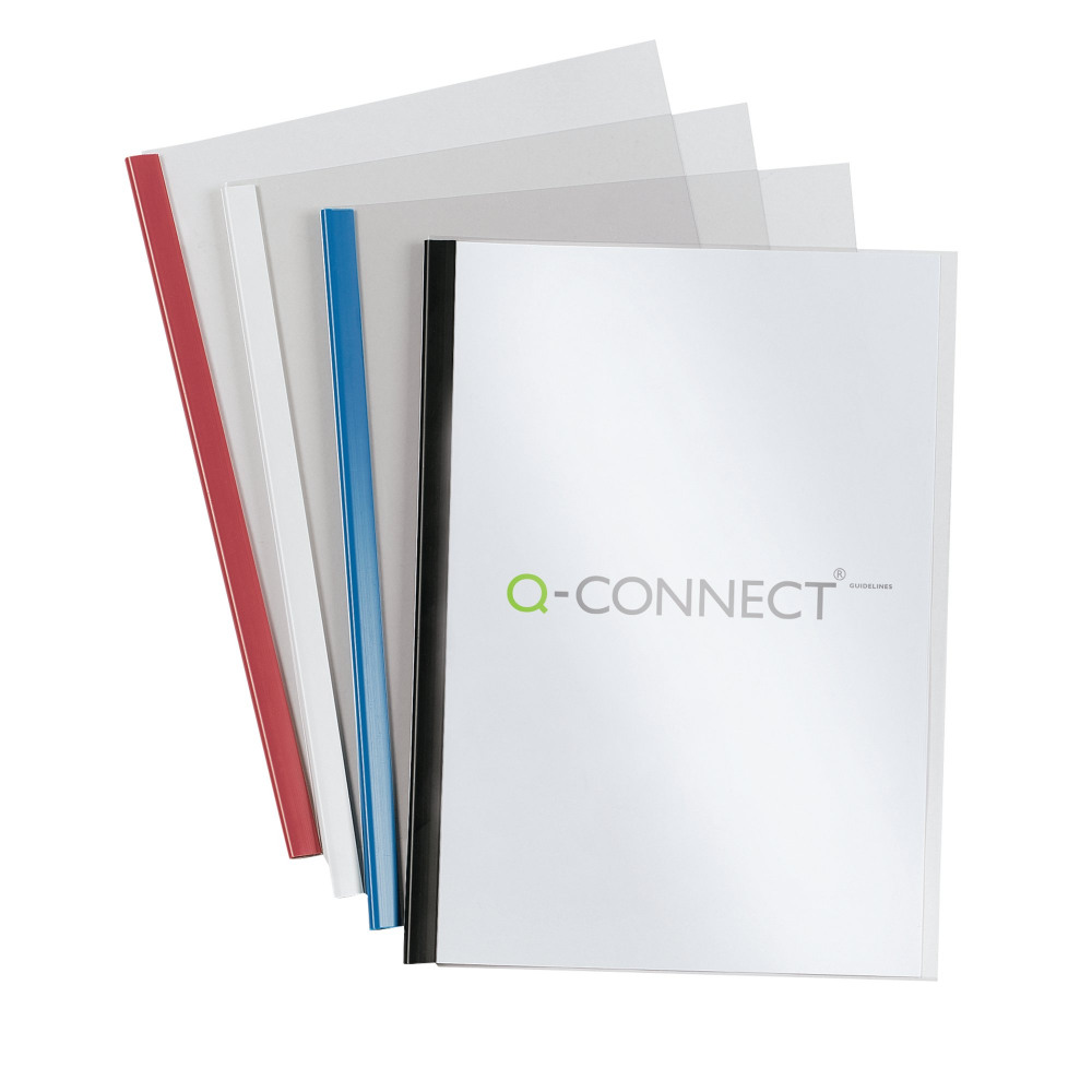 Q-CONNECT A4 5MM SLIDE BINDER/COVER