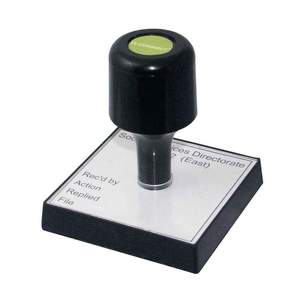 Q-CONNECT VOUCHER FOR RUBBER STAMP