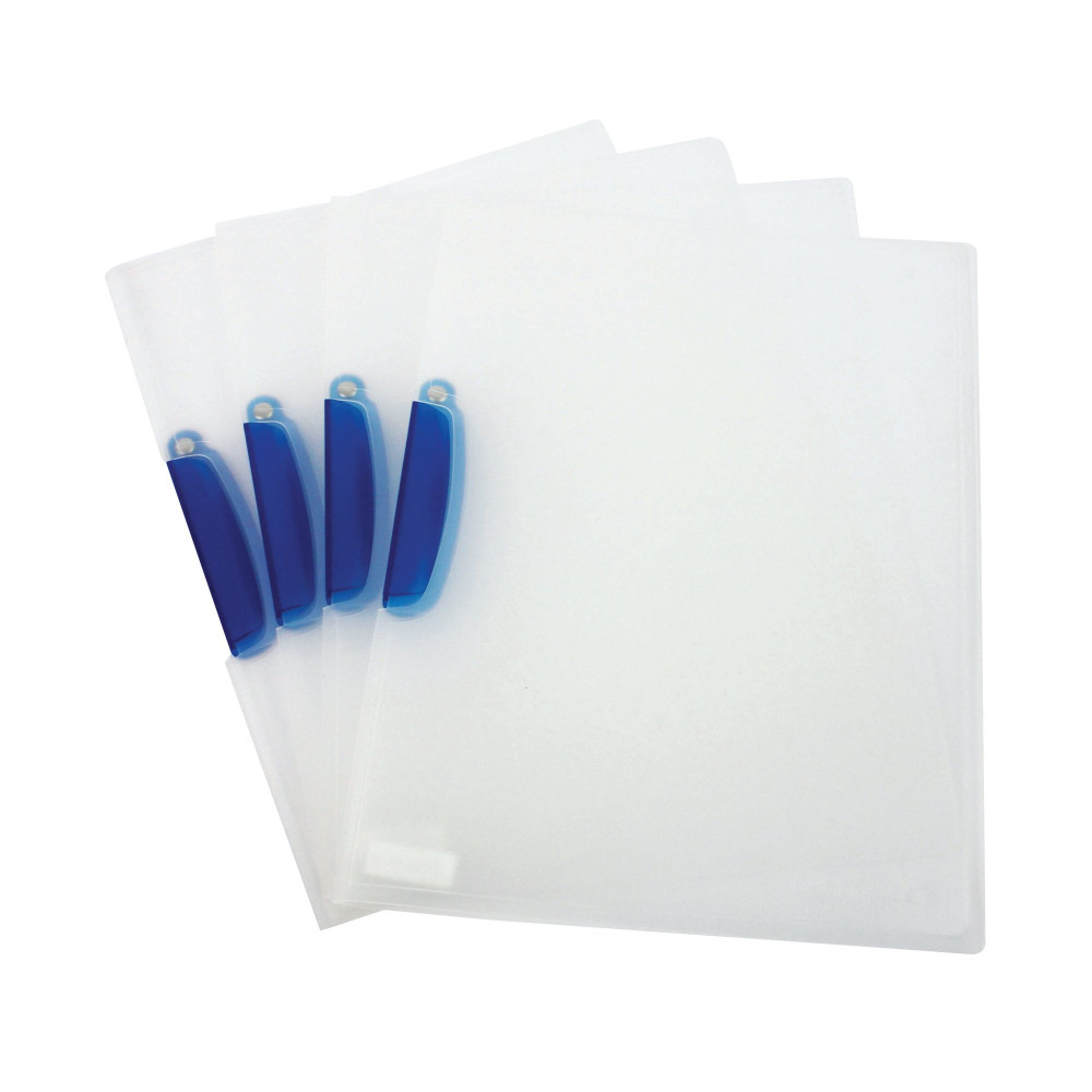Q-CONNECT SWIVELCLIP FILE CLR PK25