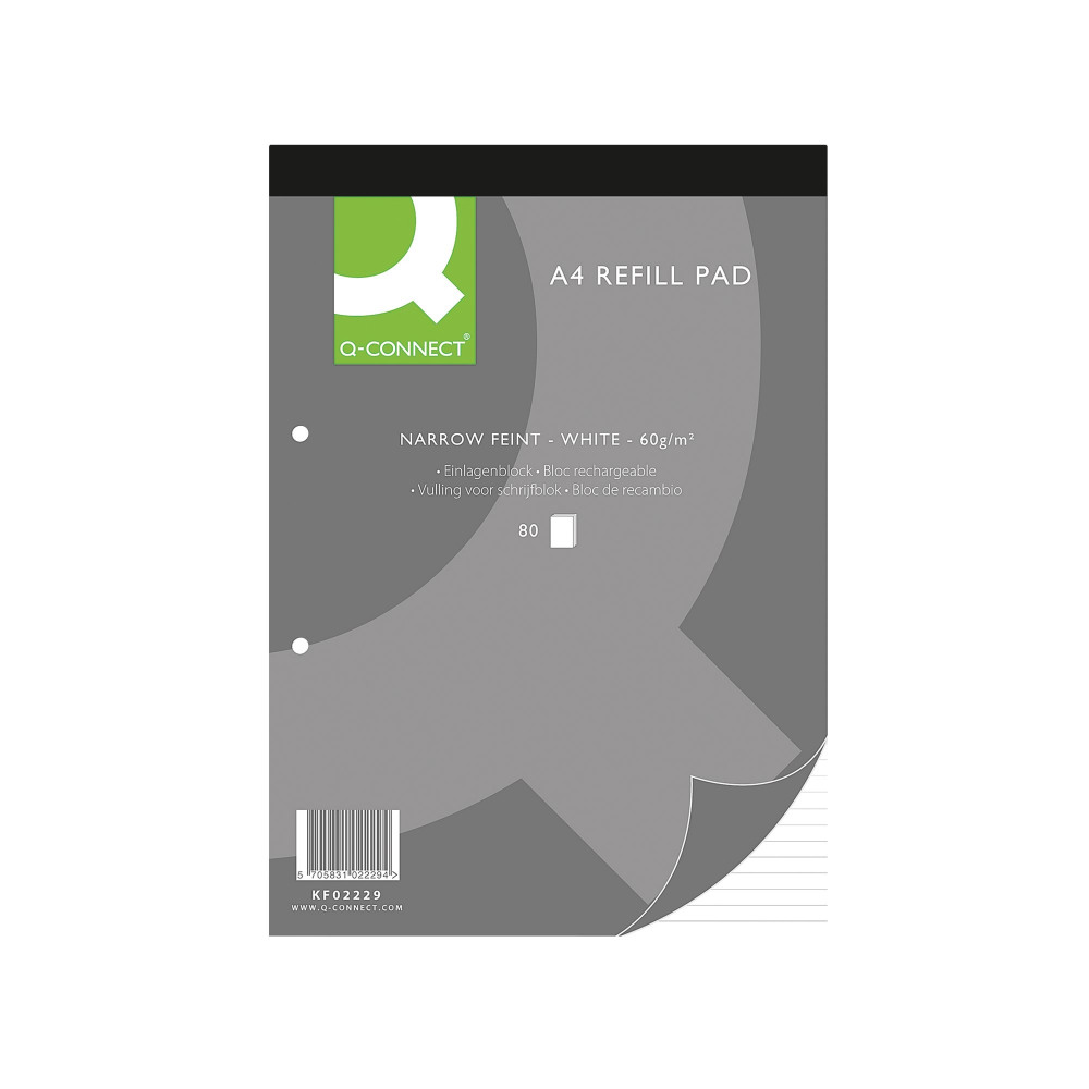 Q-CONNECT FEINT REFILL PAD A4 PK10