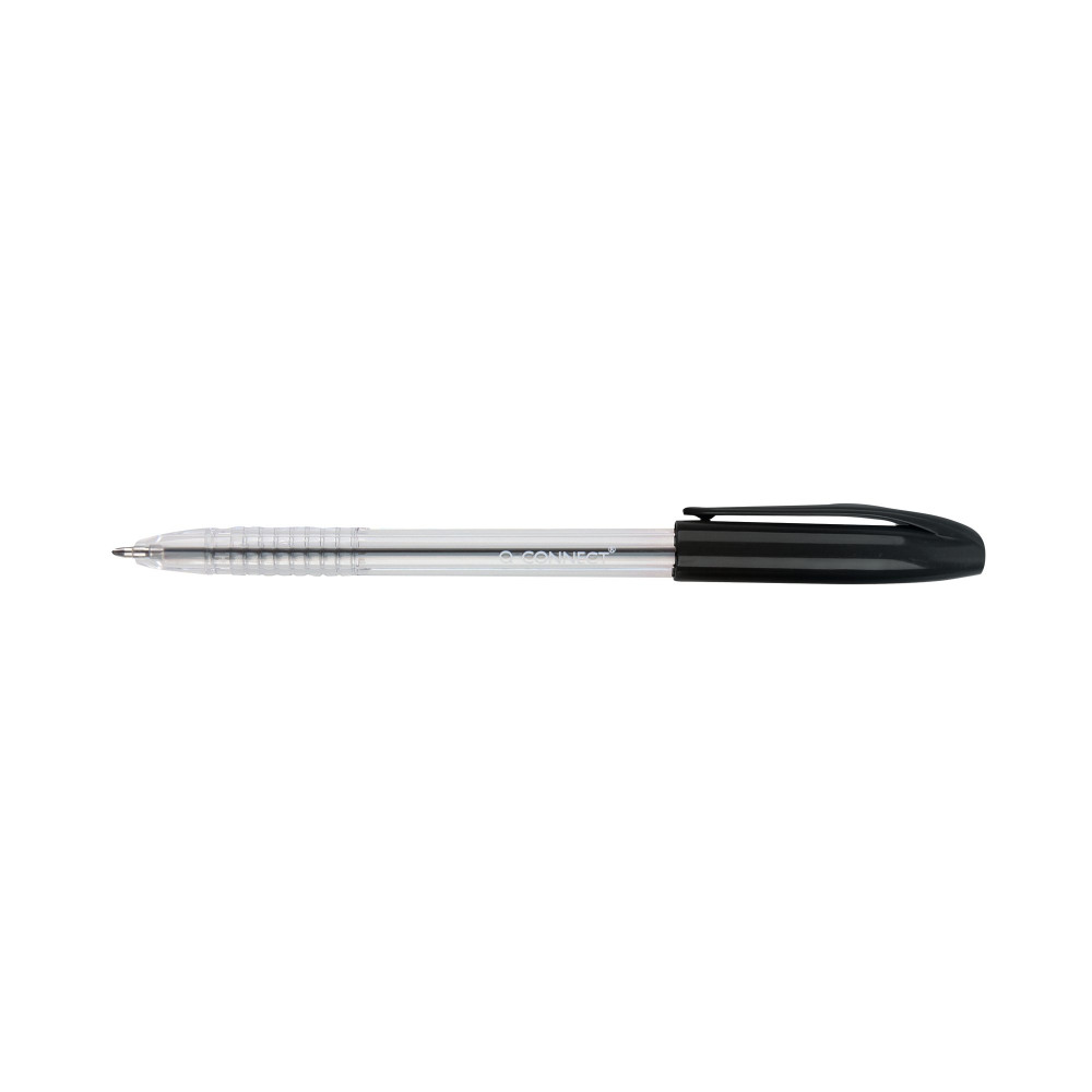 Q-CONNECT STICK BALLPOINT MED BK P20
