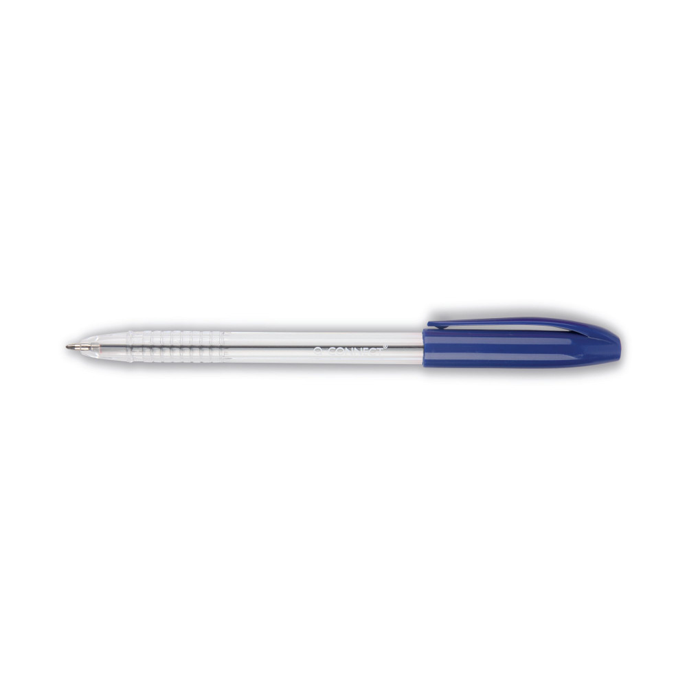 Q-CONNECT STICK BALLPOINT PEN PK20