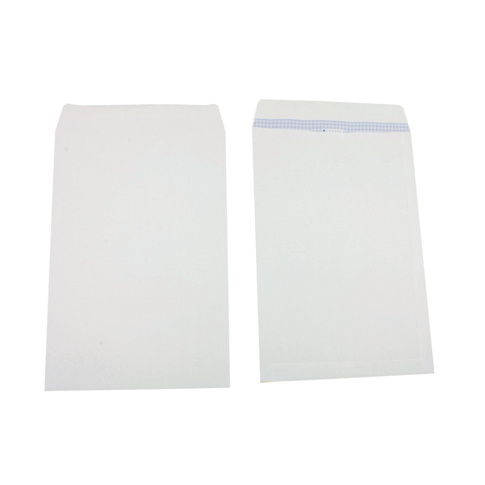 QCONN ENV 353X250 WHT PKT 100 PK250