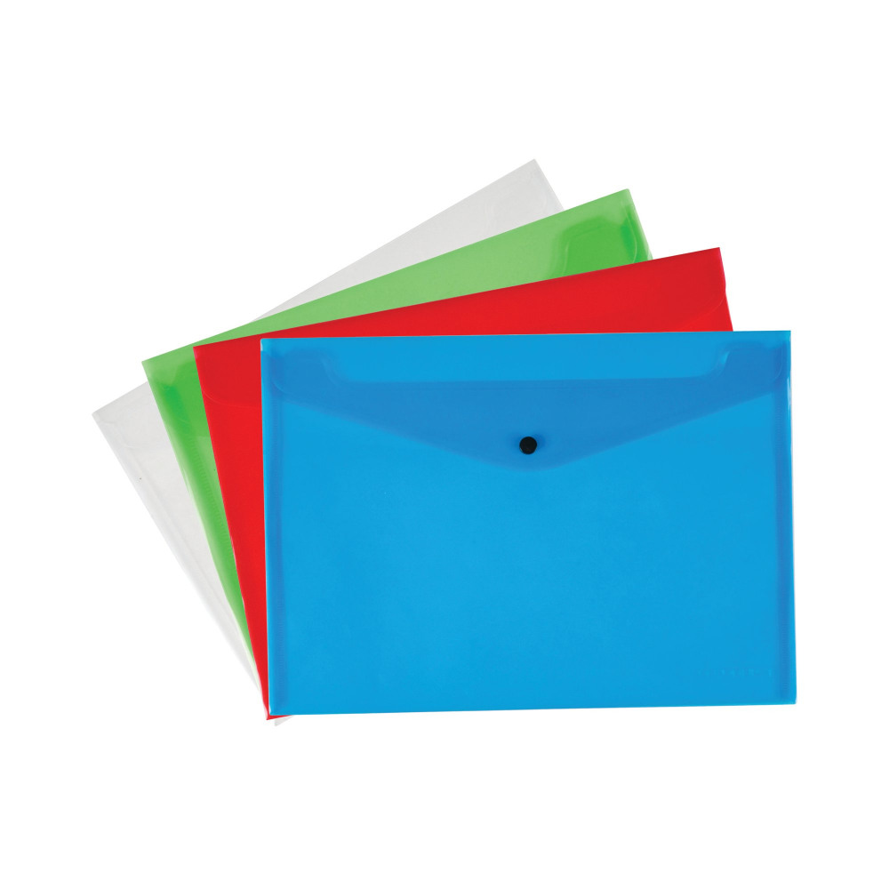 Q-CONNECT DOC FOLDERS A4 AST PK12