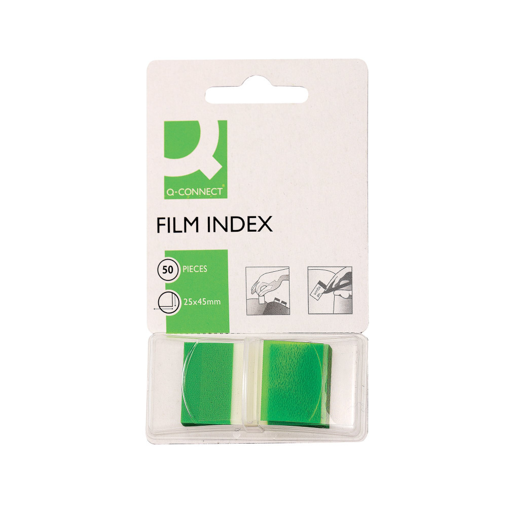 Q-CONNECT PAGE MARKER 1 INCH GREEN
