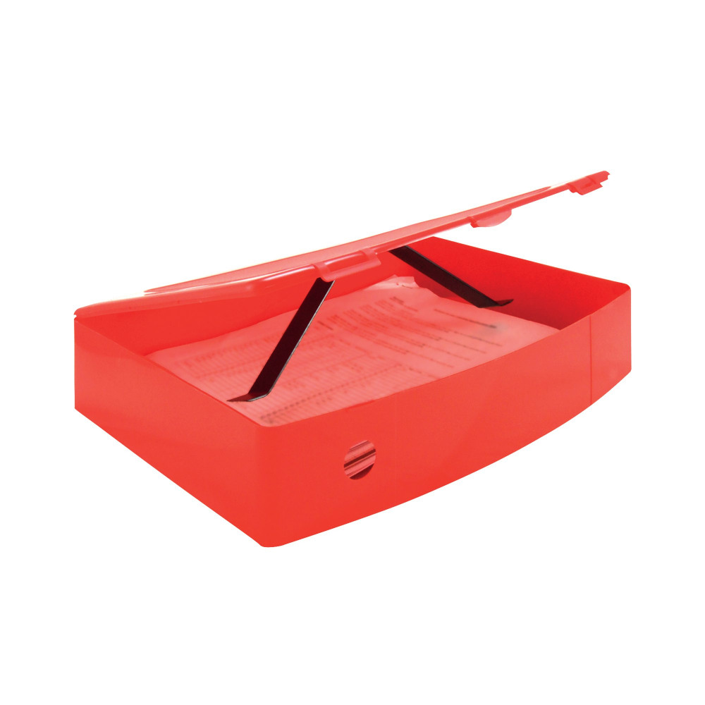 Q-CONNECT BOX FOOLSCAP RED