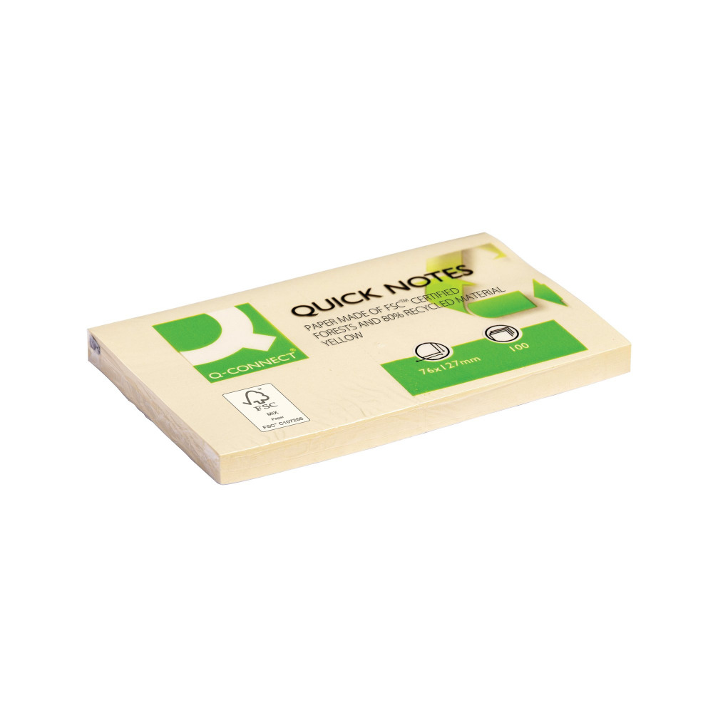 Q-CONNECT QUICK NOTES 76X127MM PK12
