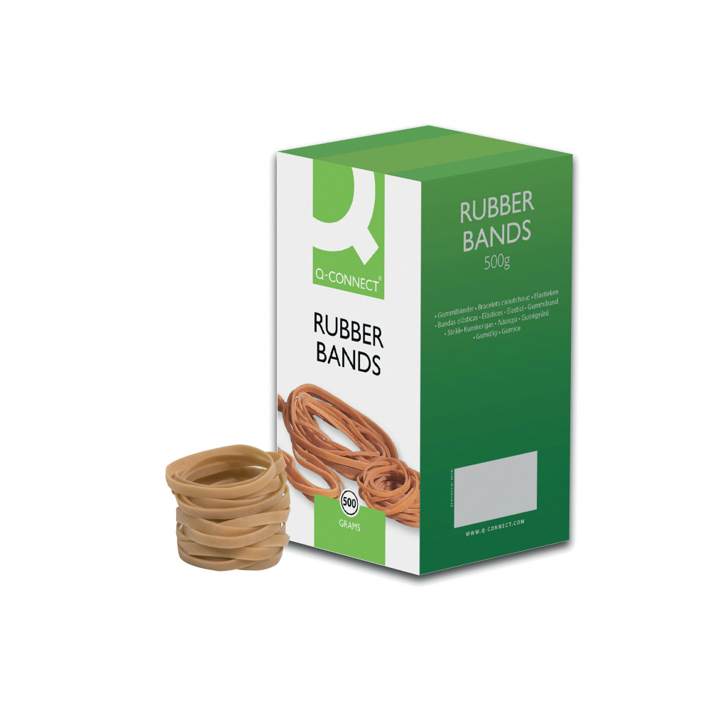 Q-CONNECT RUBBER BANDS 500G NO 63