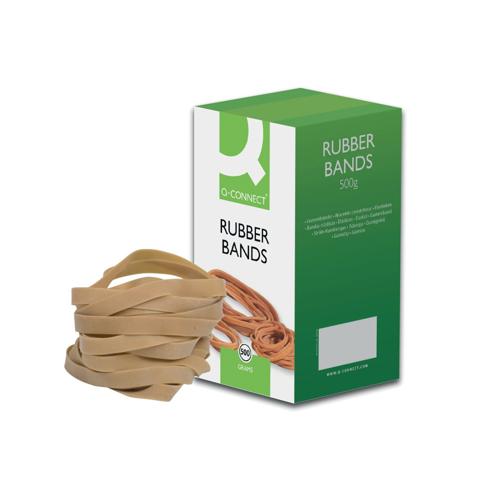 Q-CONNECT RUBBER BANDS 500G NO 89