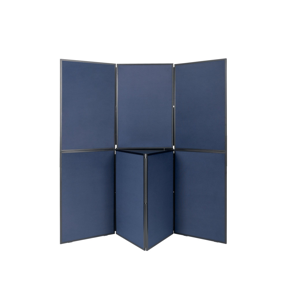 Q-CONNECT DISPLAY BRD 7PNL BLUE/GREY