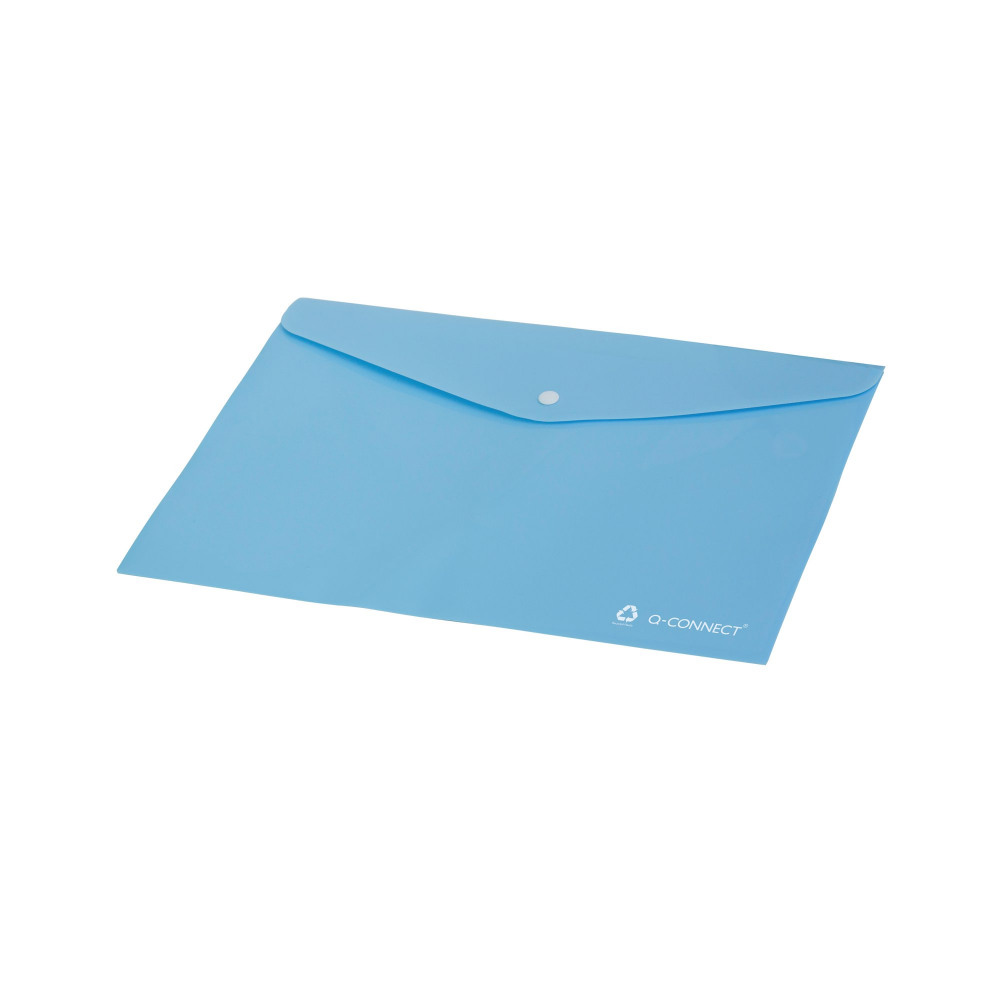 Q-CONNECT RECYC PP FOLDER A4 BL PK12