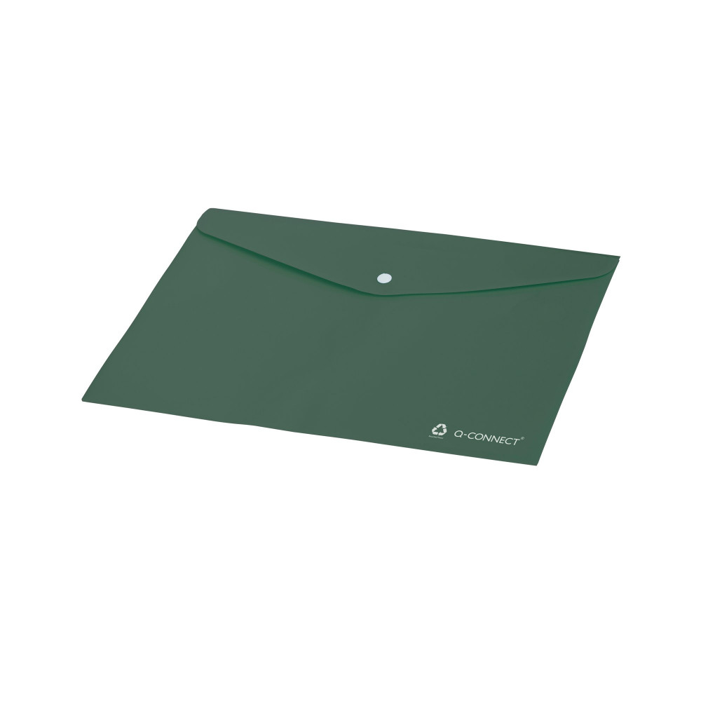 Q-CONNECT RECYC PP FOLDER A4 GN PK12