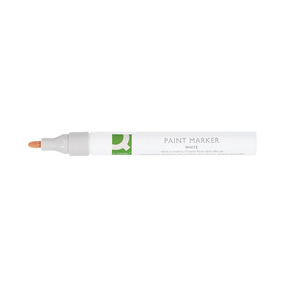 Q-CONNECT PAINT MARKER WHITE PK10