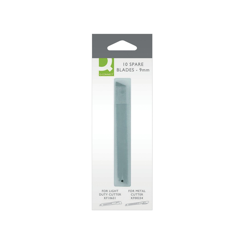 Q-CONNECT 9MM LIGHT DUTY BLADES PK10
