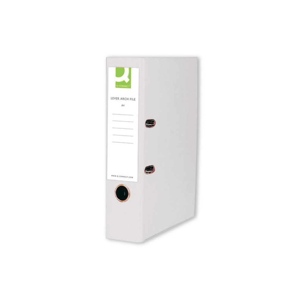 Q-CONNECT 70MM LEVERARCH A4 WHT P10
