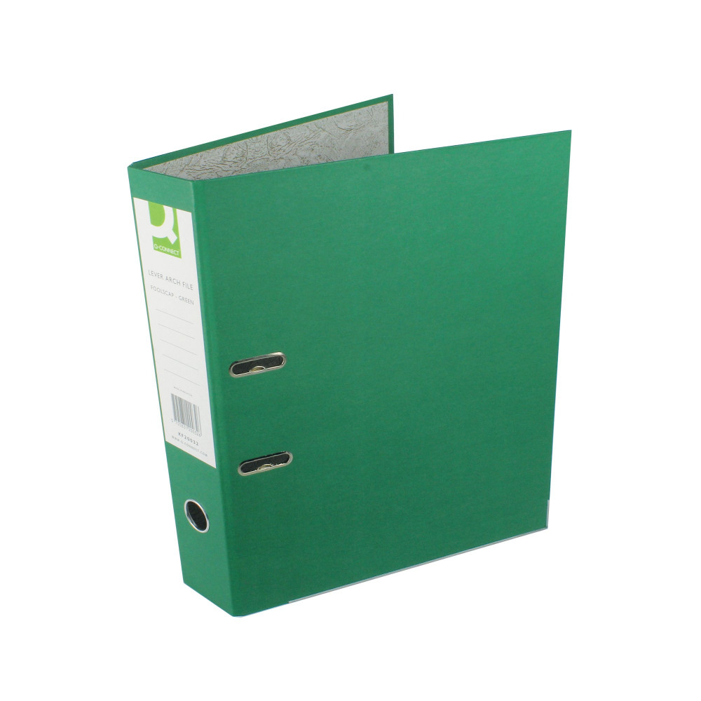 Q-CONNECT LACH FOOLSCAP GREEN PK10