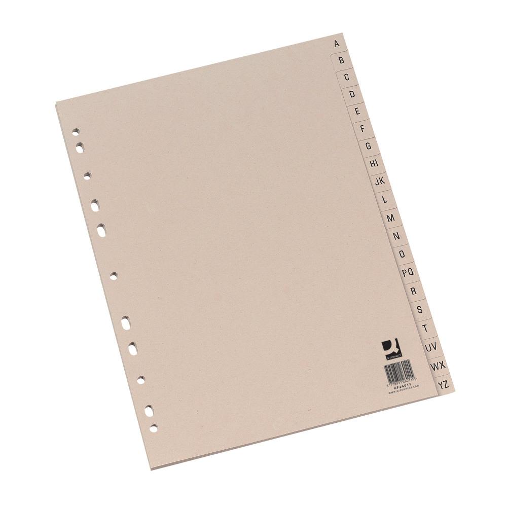 Q-CONNECT MANILLA DIVIDER A-Z BUFF