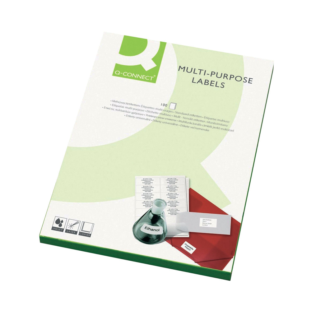 Q-CONNECT MULTIPURPOSE LABELS PK1800