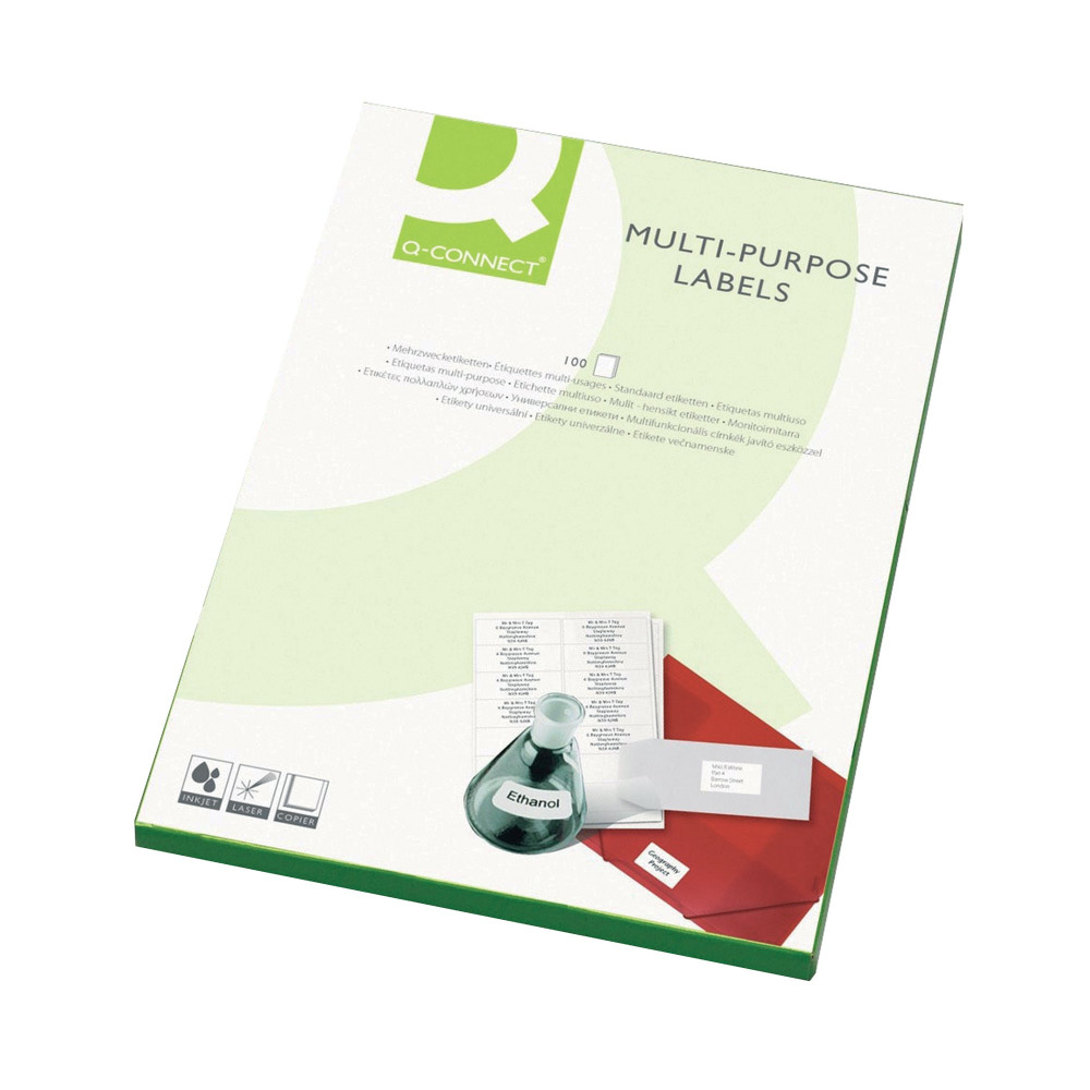 Q-CONNECT MULTIPURPOSE LABELS PK1400