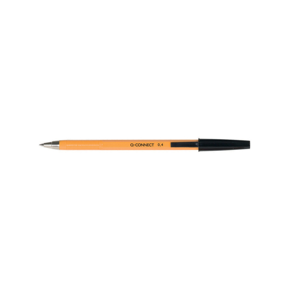 Q-CONNECT BALL POINT FINE BLK PK20
