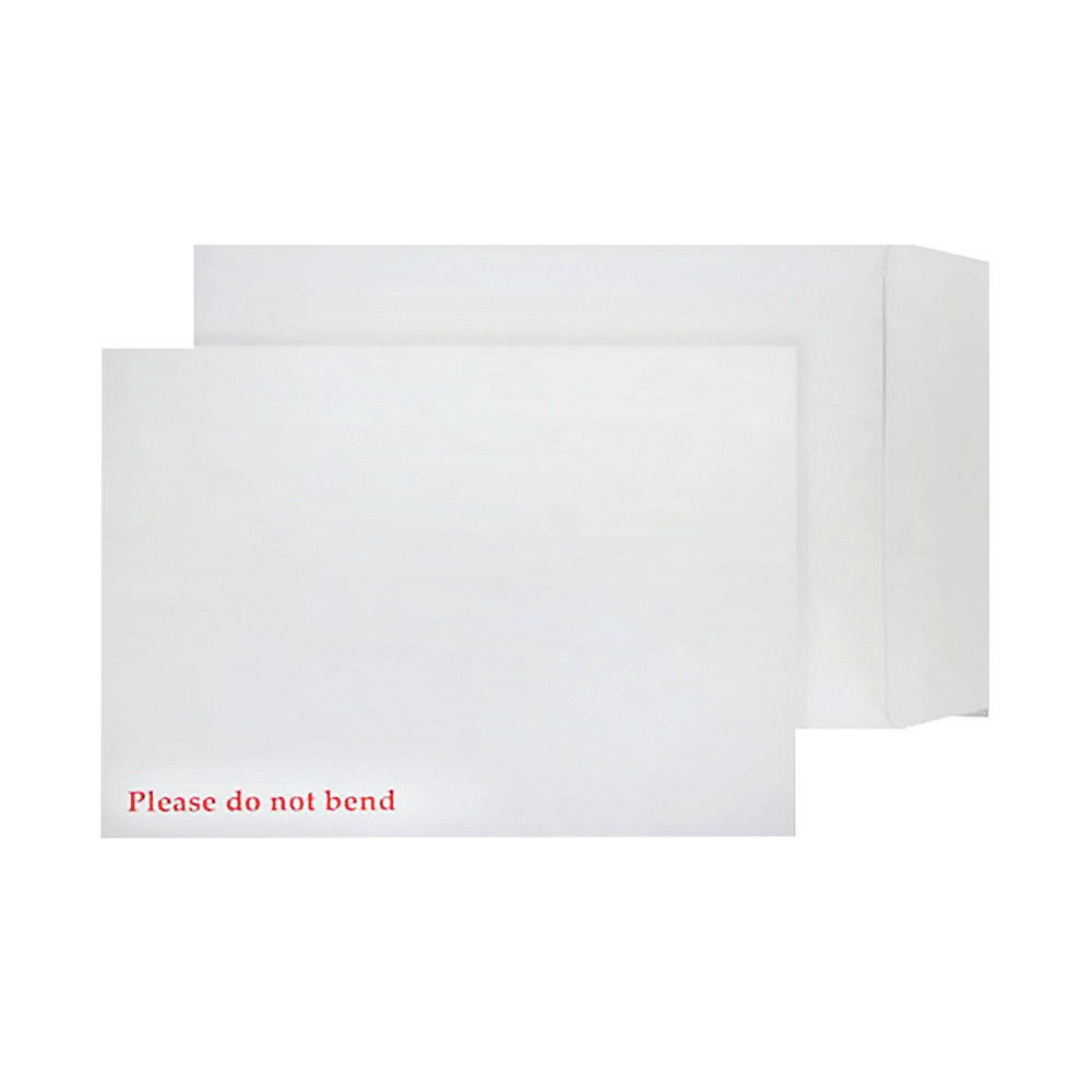 Q-CONNECT BOARD-BACK ENV C4 WHT PS