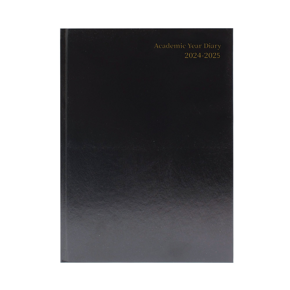 ACADEMIC DIARY WTV A5 BLACK 2024-25