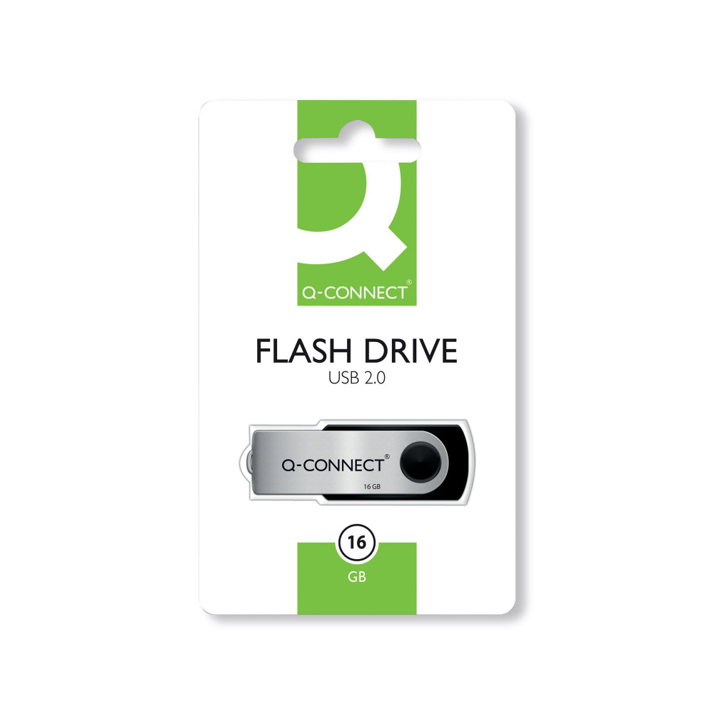 Q-CONNECT USB 2.0 SWIVEL 16GB DRIVE
