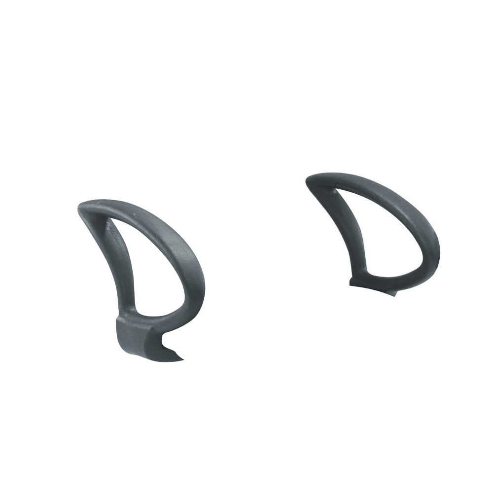 JEMINI FIXED LOOP ARMS PAIR BLK PK2