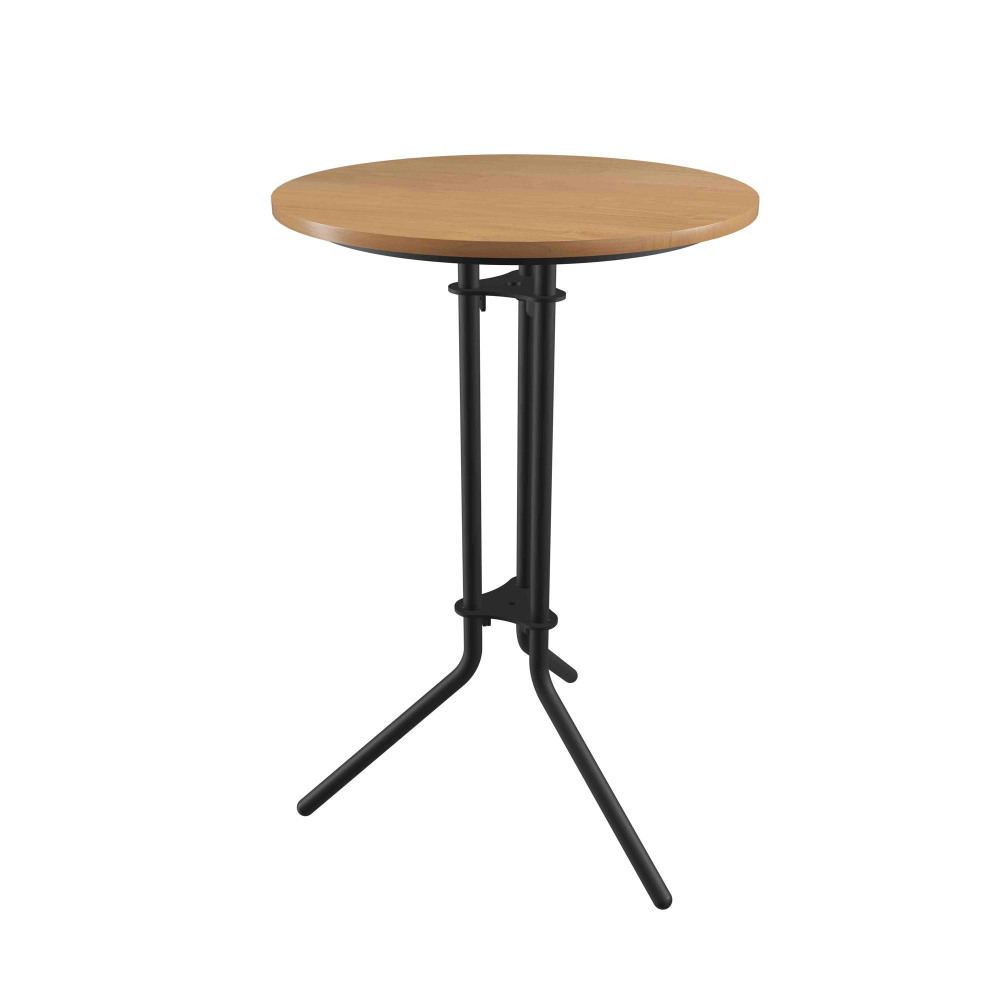 TRINE WOODEN TOP TABLE 800X800X730MM