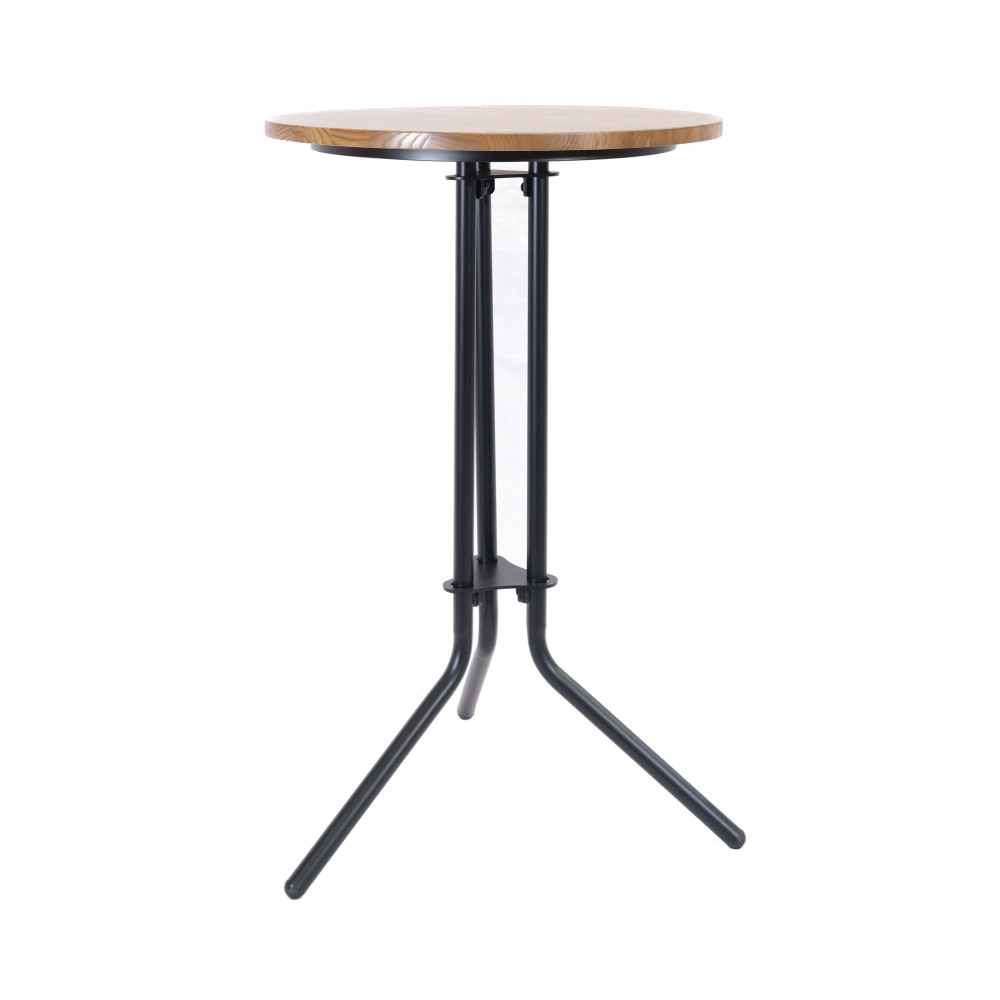 TRINE WOODEN TOP HIGH TABLE 1110MM