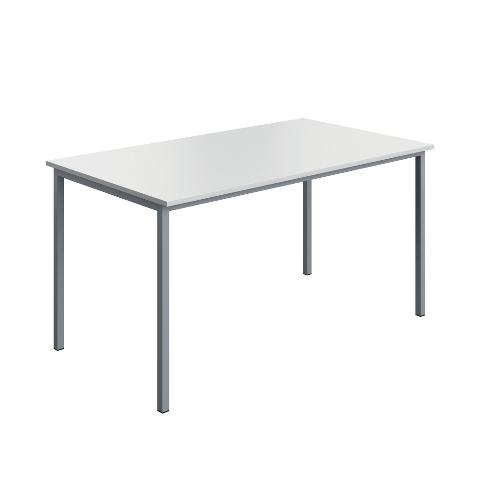 MPPS TABLE 1400X800 WHITE/SILVER