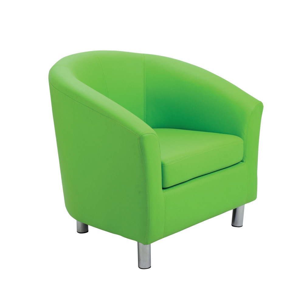 JEMINI TUB PU ARMCHAIR LIME