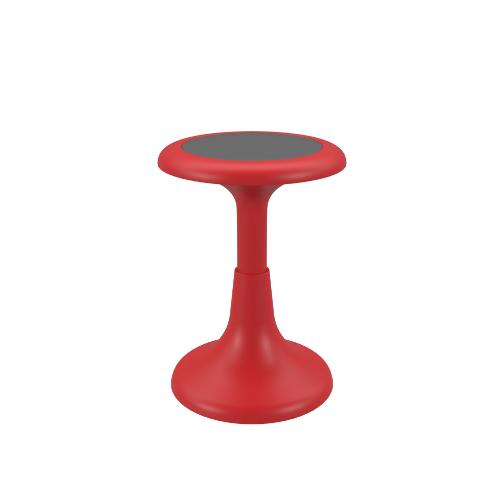 TITAN SENIOR WOBBLE STOOL 430MM RED