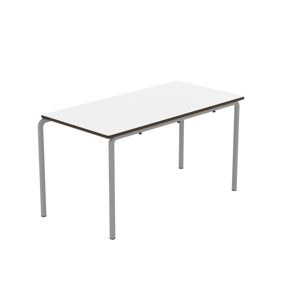 CRUSH BENT FRAME TABLE 1200 WHT/GREY