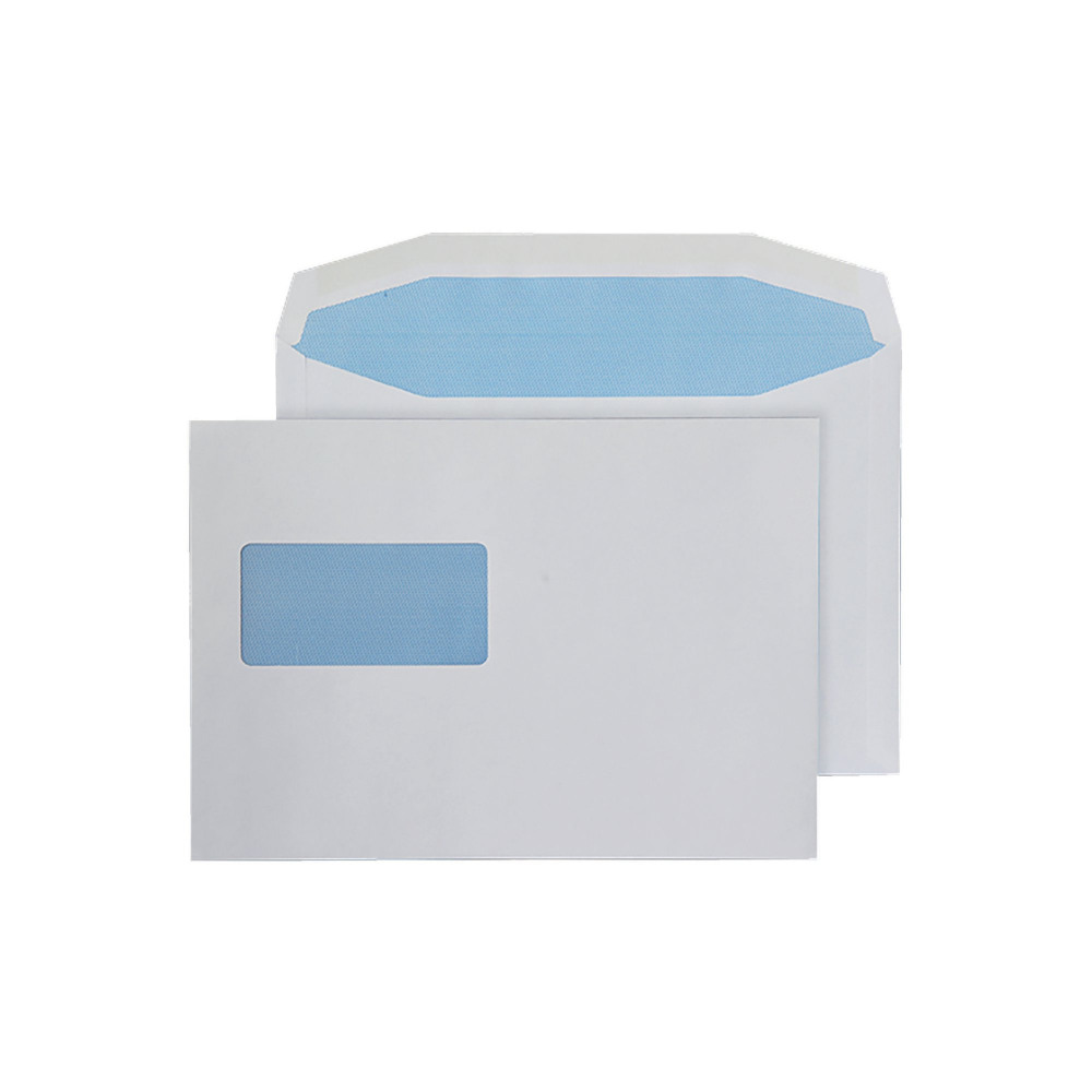 Q-CONNECT BANKER ENV WHITE GUMD