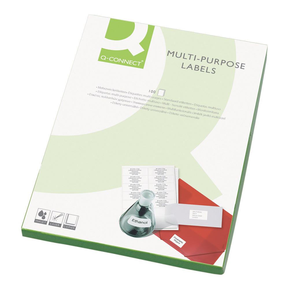 Q-CONNECT MULTIPURPOSE LABELS PK400