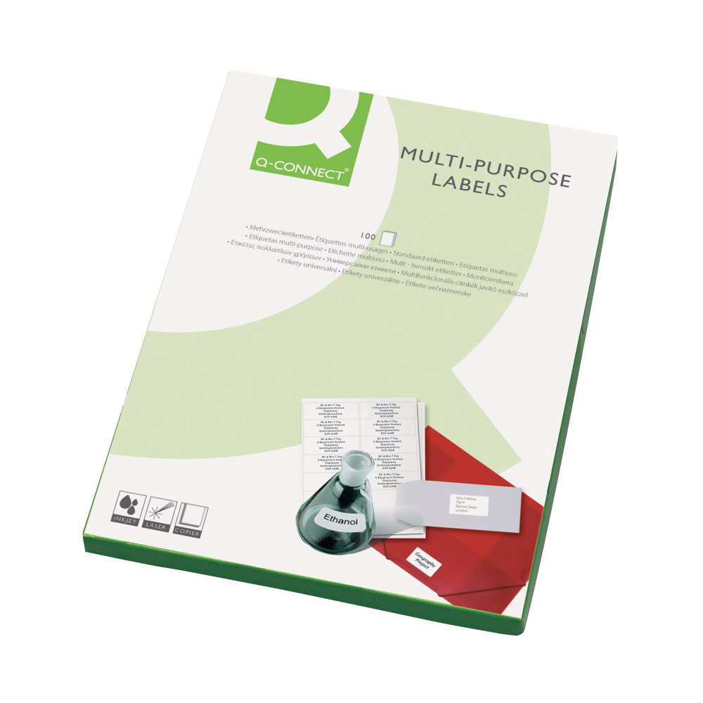 Q-CONNECT MULTIPURPOSE LABELS PK1200